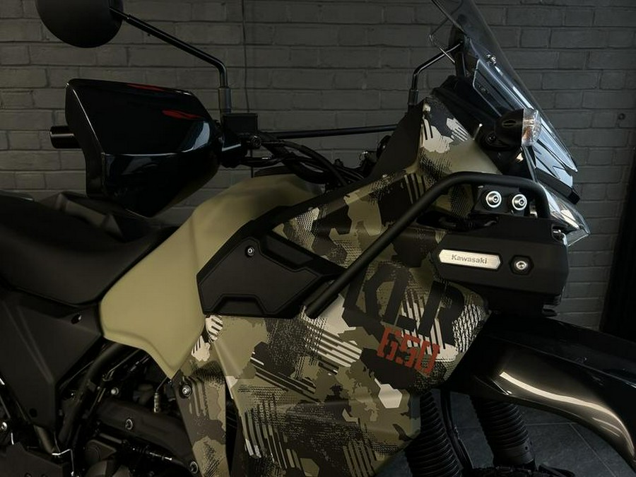 2025 Kawasaki KLR®650 Adventure ABS Cypher Camo Beige