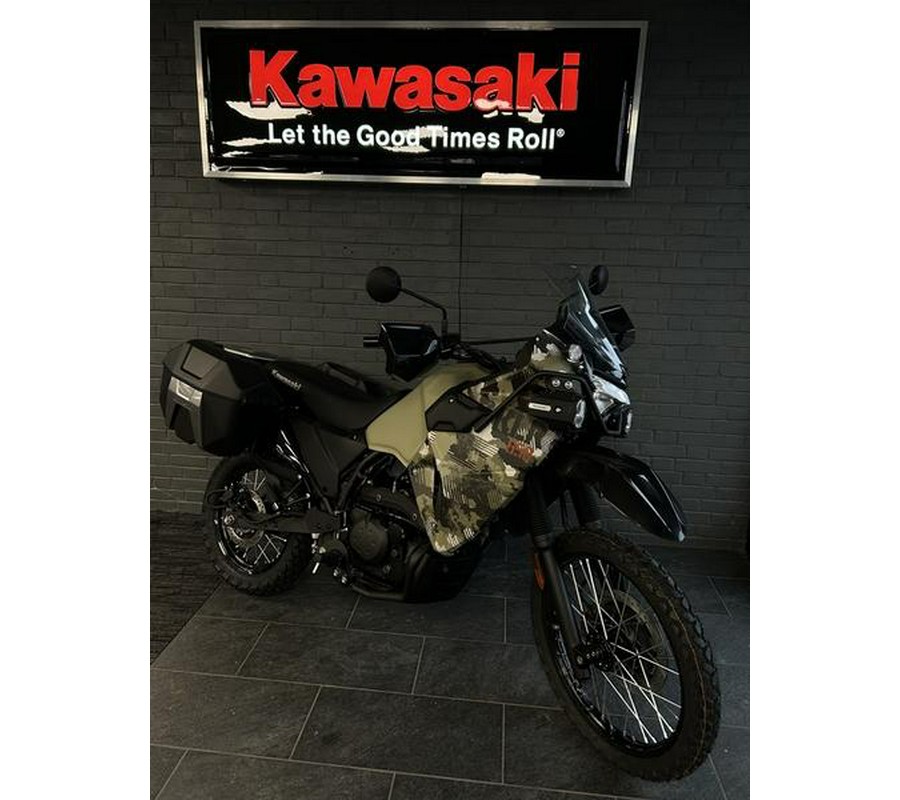 2025 Kawasaki KLR®650 Adventure ABS Cypher Camo Beige