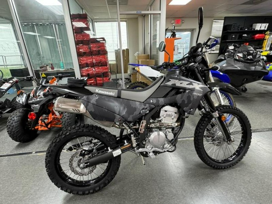 2024 Kawasaki KLX®300 Cypher Camo Gray