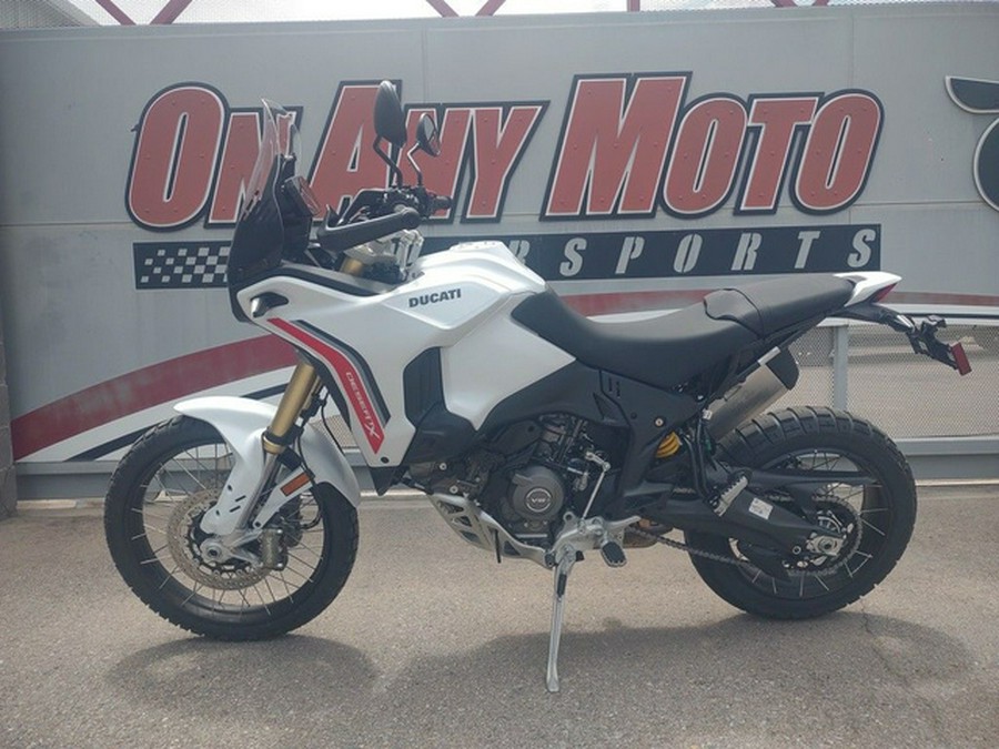 2026 Ducati DesertX V2 Matte Star White Silk