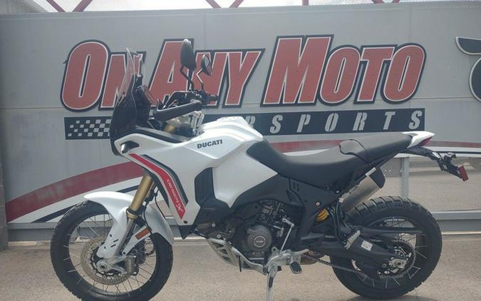 2026 Ducati DesertX V2 Matte Star White Silk