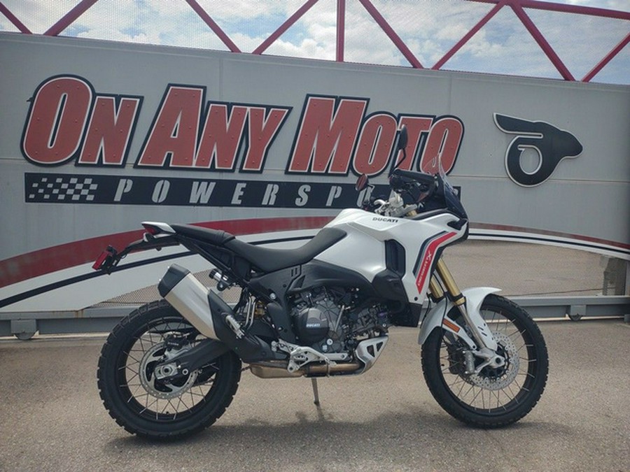 2026 Ducati DesertX V2 Matte Star White Silk