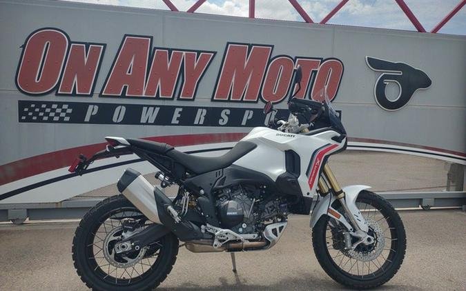 2026 Ducati DesertX V2 Matte Star White Silk
