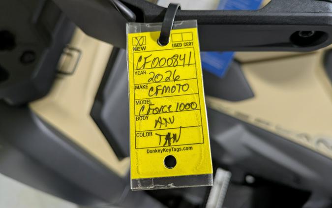 2026 CFMOTO CForce 1000 Overland