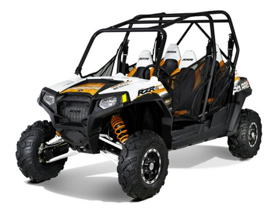 2012 Polaris® Ranger RZR® 4 800 EPS White/Orange Madness