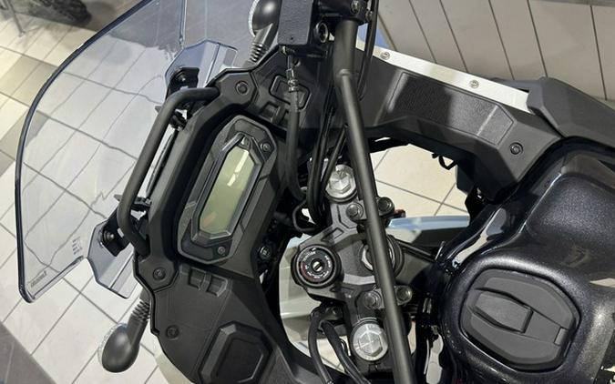 2025 Kawasaki KLR650 S Pearl Crystal White/Metallic Carbon Gra