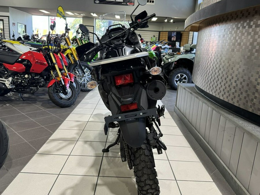 2025 Kawasaki KLR650 S Pearl Crystal White/Metallic Carbon Gray