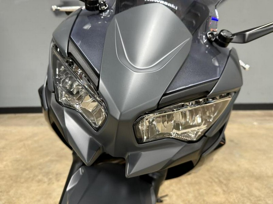 2024 Kawasaki Ninja® 650 Metallic Matte Dark Gray/Metallic Spark Black