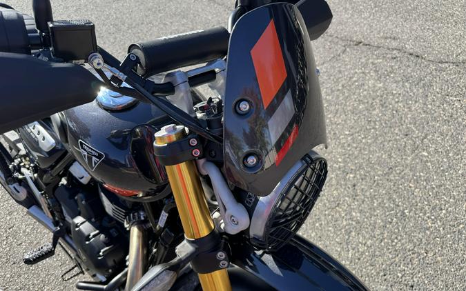2026 Triumph Scrambler 400 XC - STORM GREY - WITH CUSTOM EXHAUST
