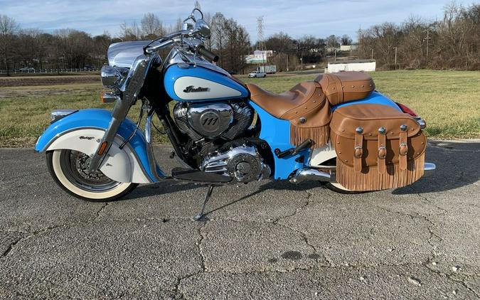 2019 Indian Motorcycle® Chief® Vintage Sky Blue / Pearl White