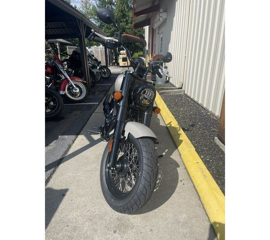 2023 Indian Motorcycle® Chief® Bobber Dark Horse® Silver Quartz Smoke