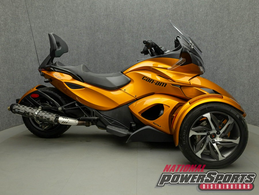 2014 CAN-AM SPYDER STS SE5 TRIKE W/ABS