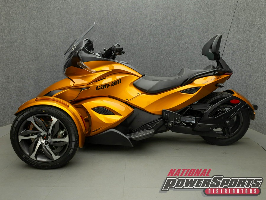 2014 CAN-AM SPYDER STS SE5 TRIKE W/ABS