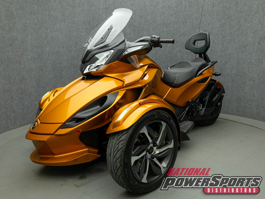 2014 CAN-AM SPYDER STS SE5 TRIKE W/ABS