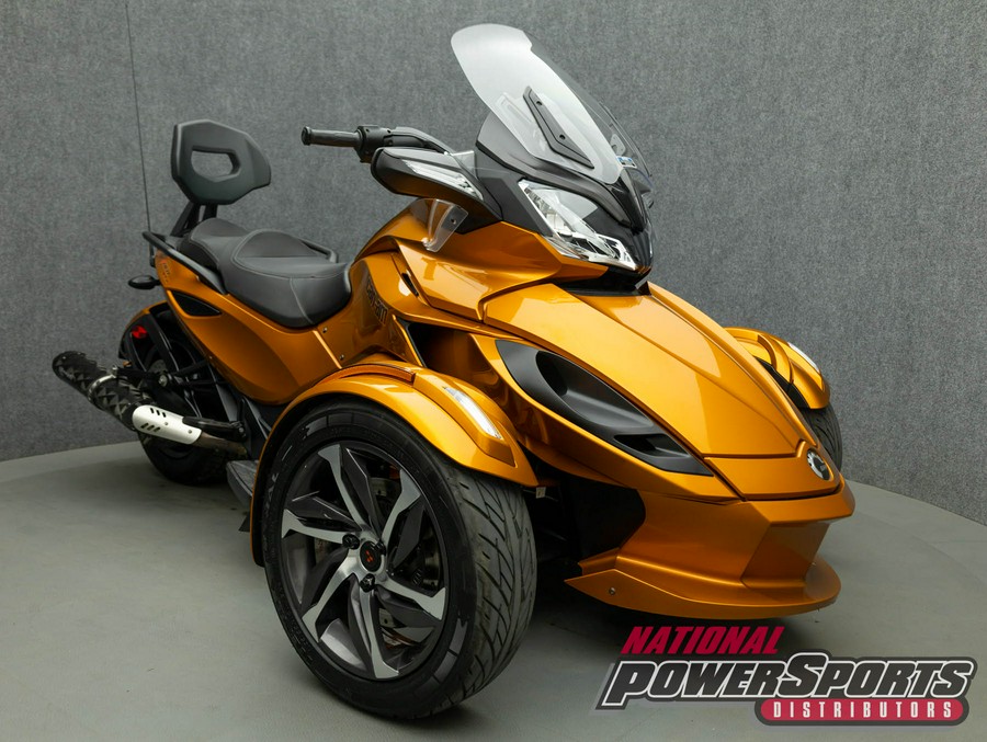 2014 CAN-AM SPYDER STS SE5 TRIKE W/ABS