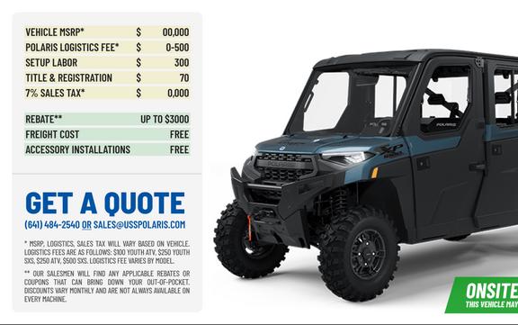 2025 Polaris Industries Ranger® Crew XP 1000 NorthStar Edition Premium - Blue Slate