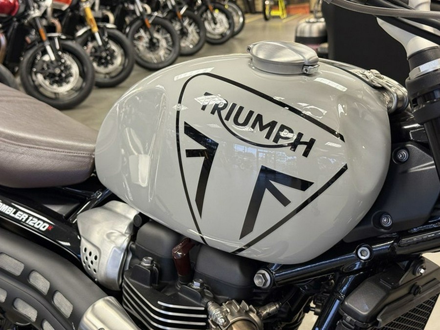 2024 Triumph Scrambler 1200 X Ash Grey