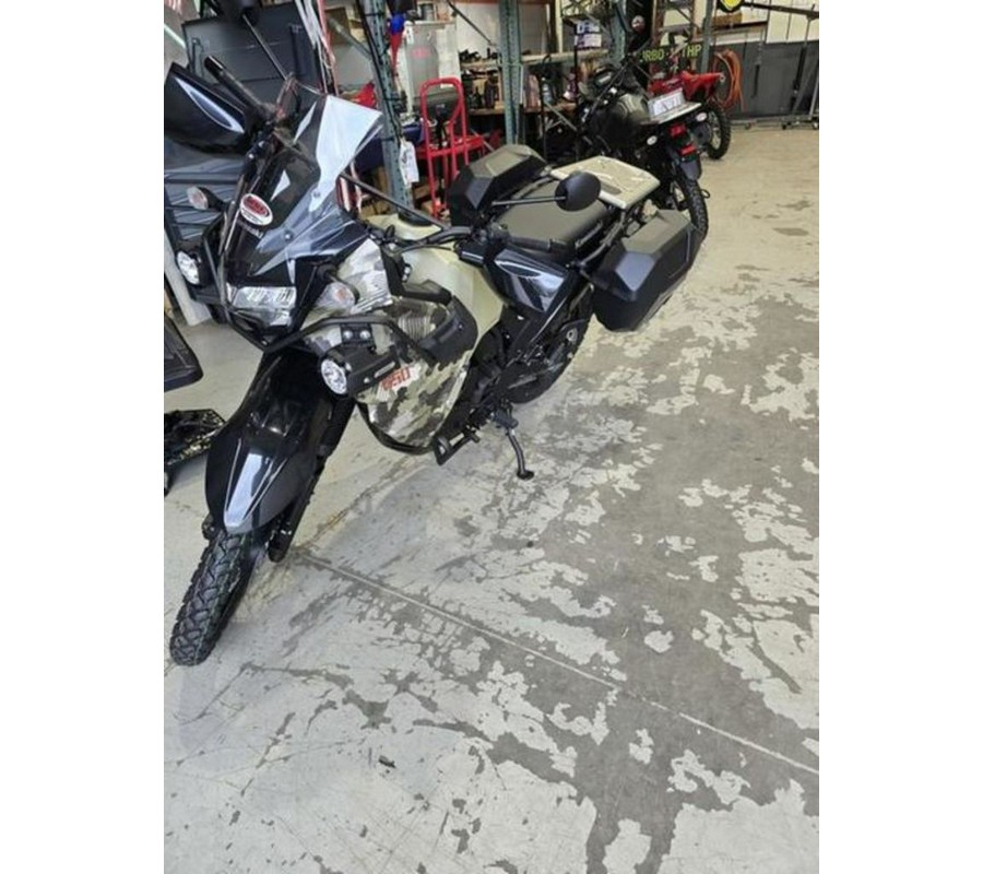 2025 Kawasaki KLR®650 Adventure ABS Cypher Camo Beige