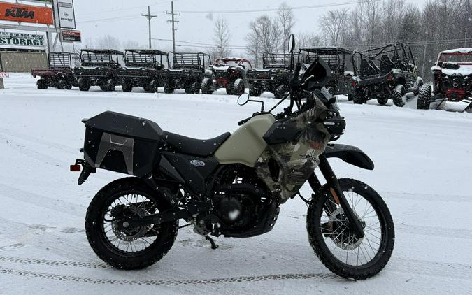 2025 Kawasaki KLR®650 Adventure ABS Cypher Camo Beige