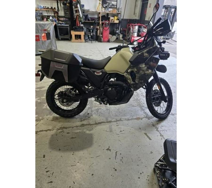 2025 Kawasaki KLR®650 Adventure ABS Cypher Camo Beige