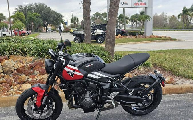 2025 Triumph Trident 660 Diablo Red/Sapphire Black 660