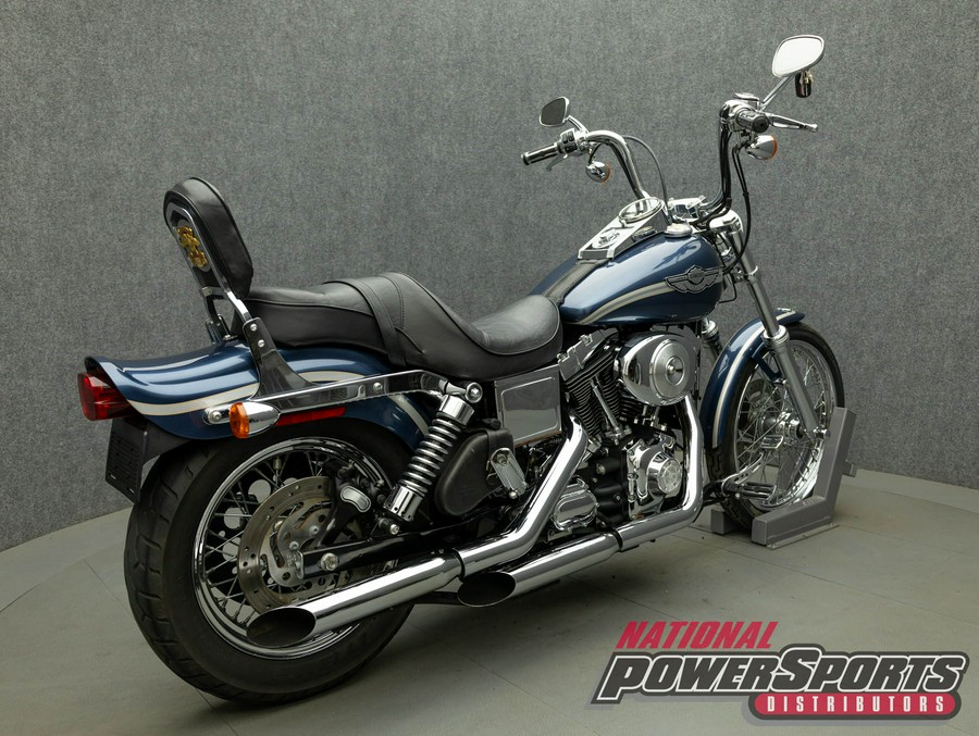 2003 HARLEY DAVIDSON FXDWG DYNA WIDE GLIDE 100TH ANNIVERSARY