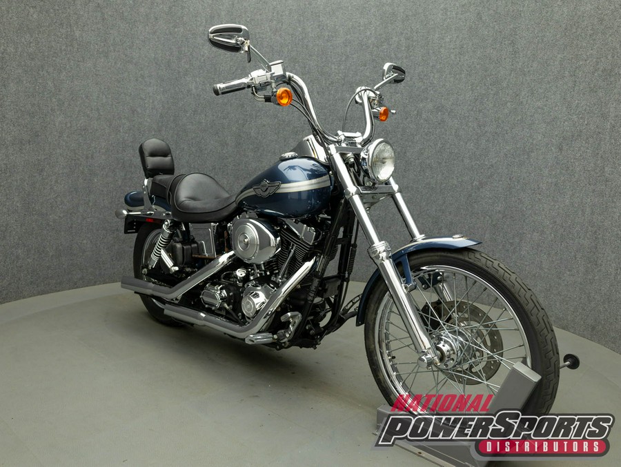 2003 HARLEY DAVIDSON FXDWG DYNA WIDE GLIDE 100TH ANNIVERSARY