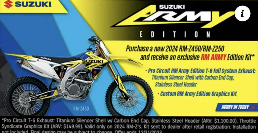 2024 Suzuki RM-Z450