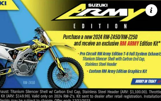 2024 Suzuki RM-Z450