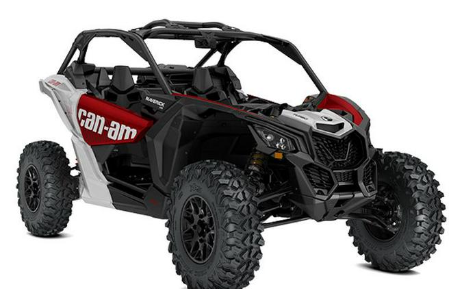 2025 Can-Am® Maverick X3 DS Turbo Fiery Red & Hyper Silver