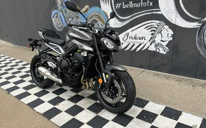 2024 Triumph Street Triple 765 R Silver Ice