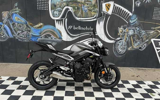 2024 Triumph Street Triple 765 R Silver Ice