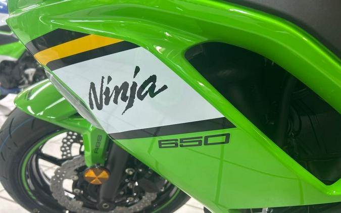 2025 Kawasaki NINJA 650 ABS LIME GREEN/EBONY/PEARL BLIZZARD WHIT