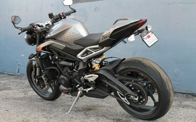 2024 Triumph Street Triple R Matte Silver Ice