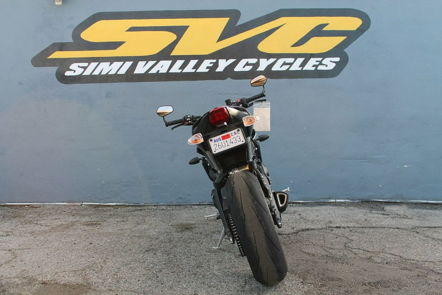 2024 Triumph Street Triple R Matte Silver Ice