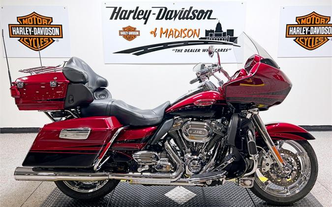 2011 Harley-Davidson Road Glide CVO Ultra FLTRUSE 24,030 Miles Rio Red / Black Ember with Quartzite Graphic