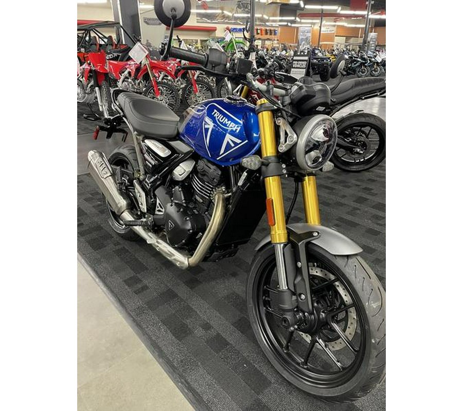 2024 Triumph Speed 400 Caspian Blue / Storm Grey