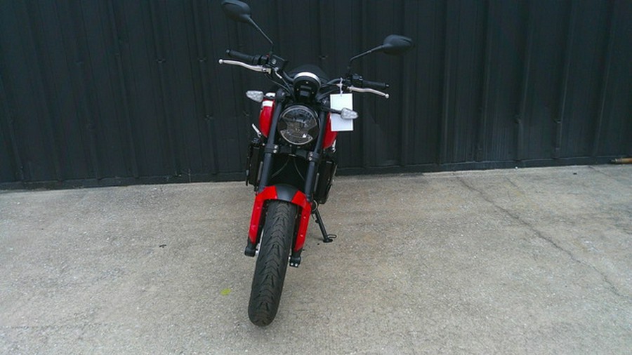 2025 Triumph Trident 660 Diablo RedSapphire Black