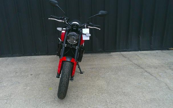 2025 Triumph Trident 660 Diablo RedSapphire Black