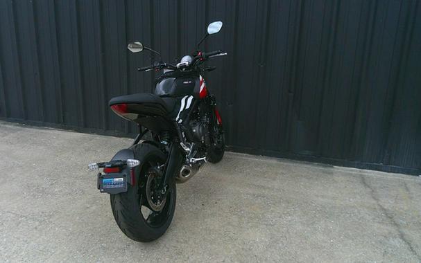 2025 Triumph Trident 660 Diablo RedSapphire Black