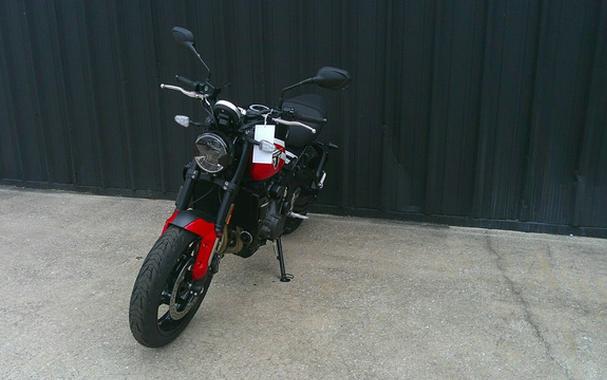 2025 Triumph Trident 660 Diablo RedSapphire Black