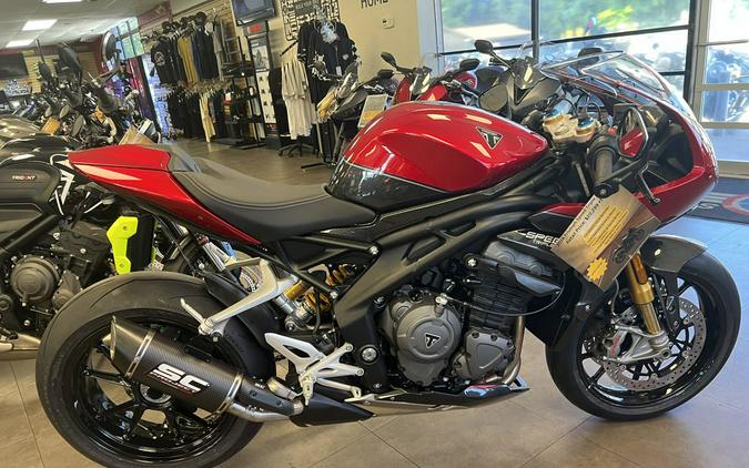 2024 Triumph Speed Triple 1200 RR Red Hopper Storm Grey