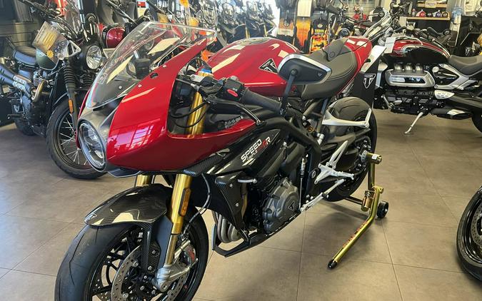 2024 Triumph Speed Triple 1200 RR Red Hopper Storm Grey