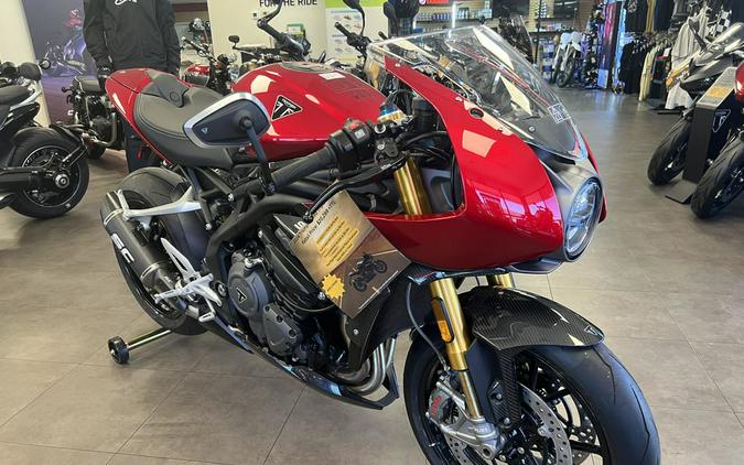 2024 Triumph Speed Triple 1200 RR Red Hopper Storm Grey