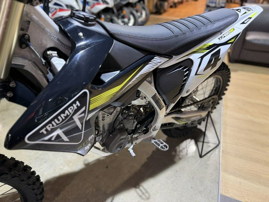 2025 Triumph TF 450-RC Edition Jet BlackPure White