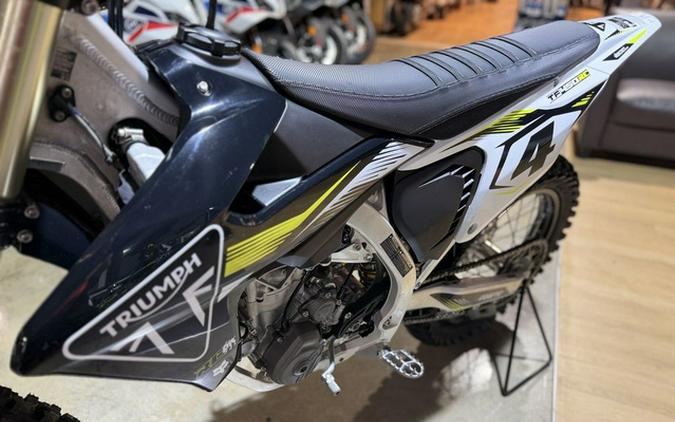 2025 Triumph TF 450-RC Edition Jet BlackPure White
