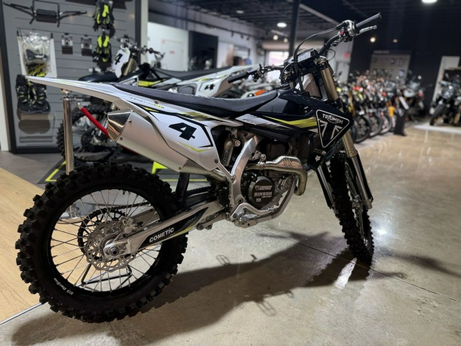 2025 Triumph TF 450-RC Edition Jet BlackPure White