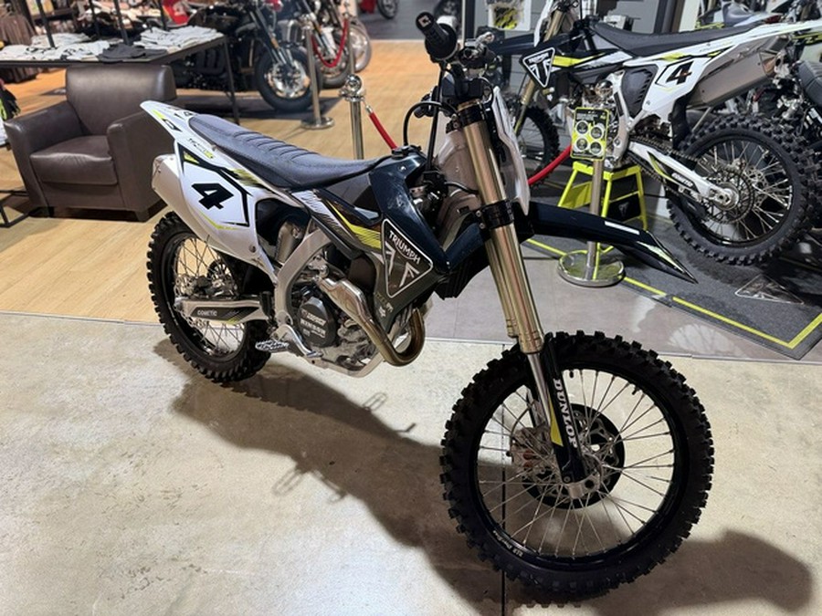 2025 Triumph TF 450-RC Edition Jet BlackPure White