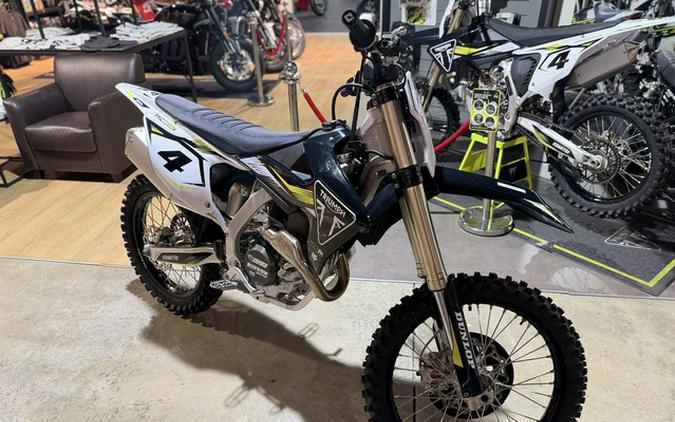 2025 Triumph TF 450-RC Edition Jet BlackPure White