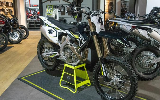 2025 Triumph TF 450-RC Edition Jet BlackPure White